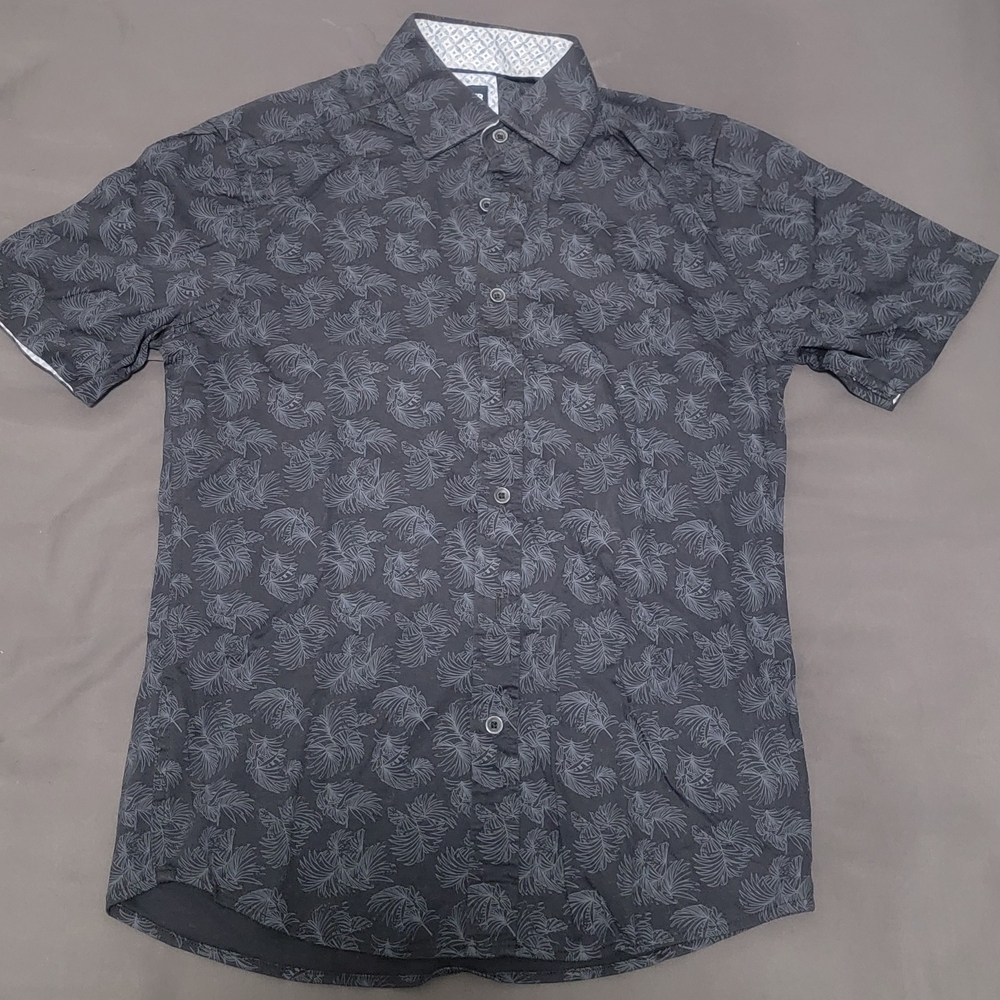 Hechter Paris Casual Botton Down Shirt Size S